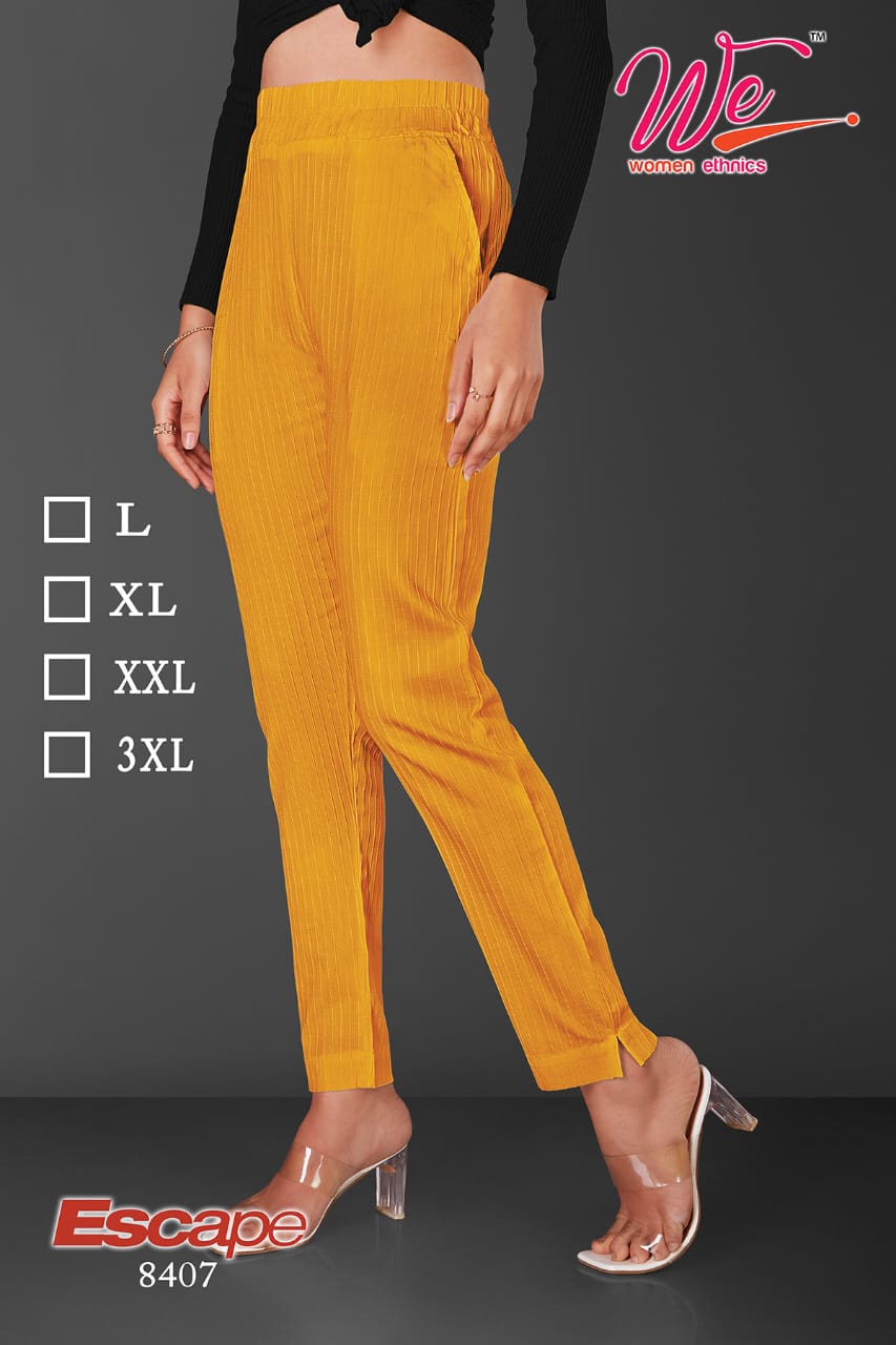 Escape By We Import Lycra Stretchable Ladies Pants Catalog